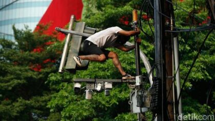 CCTV rusak di Pejompongan