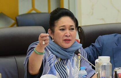 Titiek Soeharto berikan penegasan di rapat yang membahas tentang anggaran Kementerian Kelautan dan Perikanan