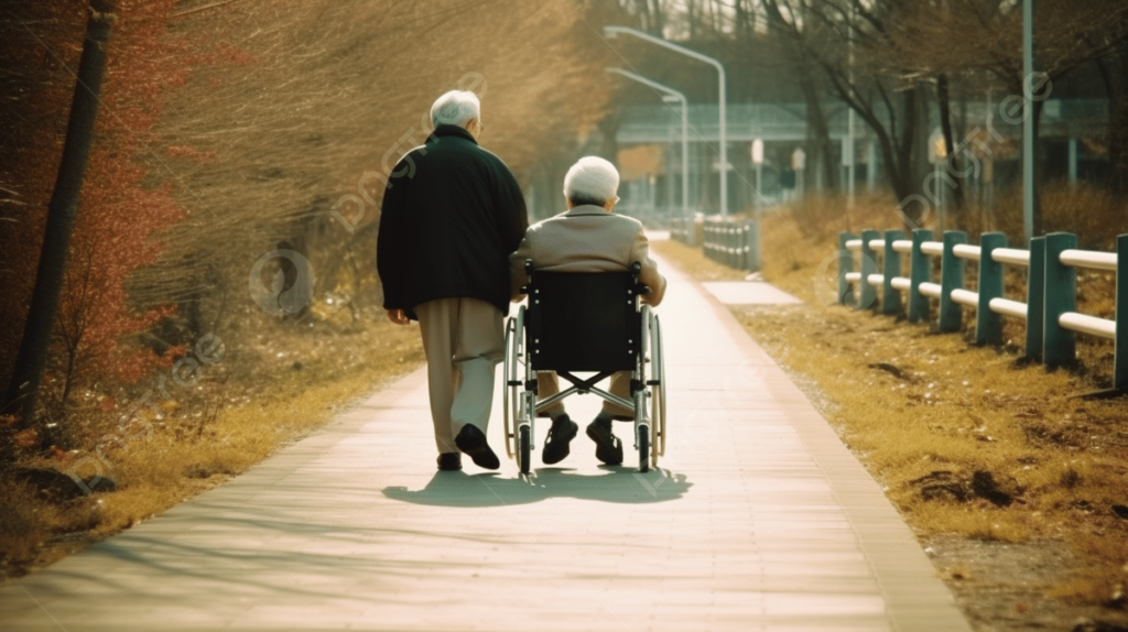 Ilustrasi lansia yang sudah mengalami penuaan pembuluh darah, berkaitan dengan covid-19