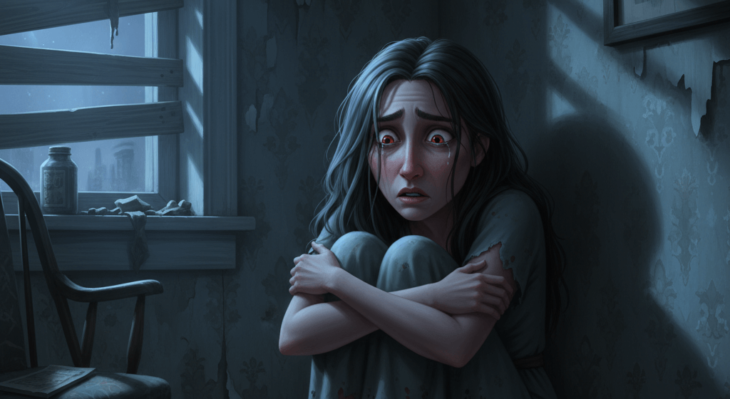 Ilustrasi perempuan takut akan kekerasan seksual