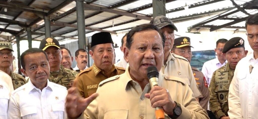 Prabowo berikan opini tentang tambang ilegal di Bangka Belitung