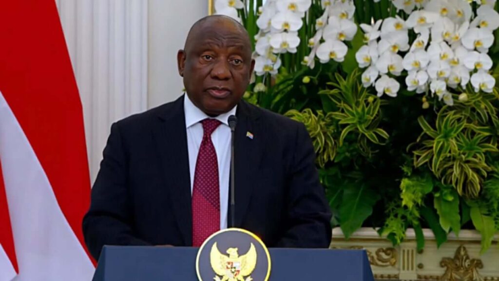 Presiden Afrika Selatan berkunjung ke Indonesia dalam rangka Kunjungan Kenegaraan