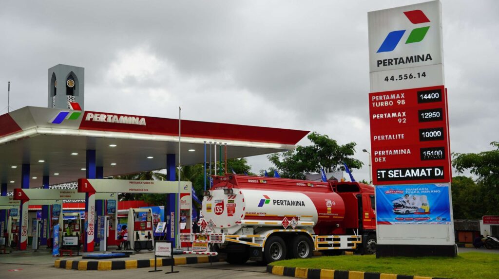 Ilustrasi SPBU Pertamina yang akan menjual BBM dengan campuran Etanol 10%
