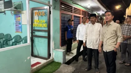 Wakil Presiden (Gibran Rakabuming) ikut pantau siskamling